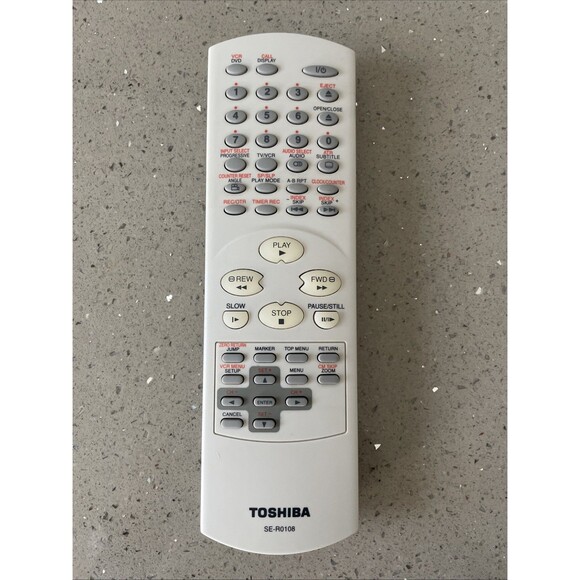 Original OEM Toshiba SE-R0108 Remote Control SDV392 SDV396SU SDK531SU2 SDV392SC - Picture 1 of 5